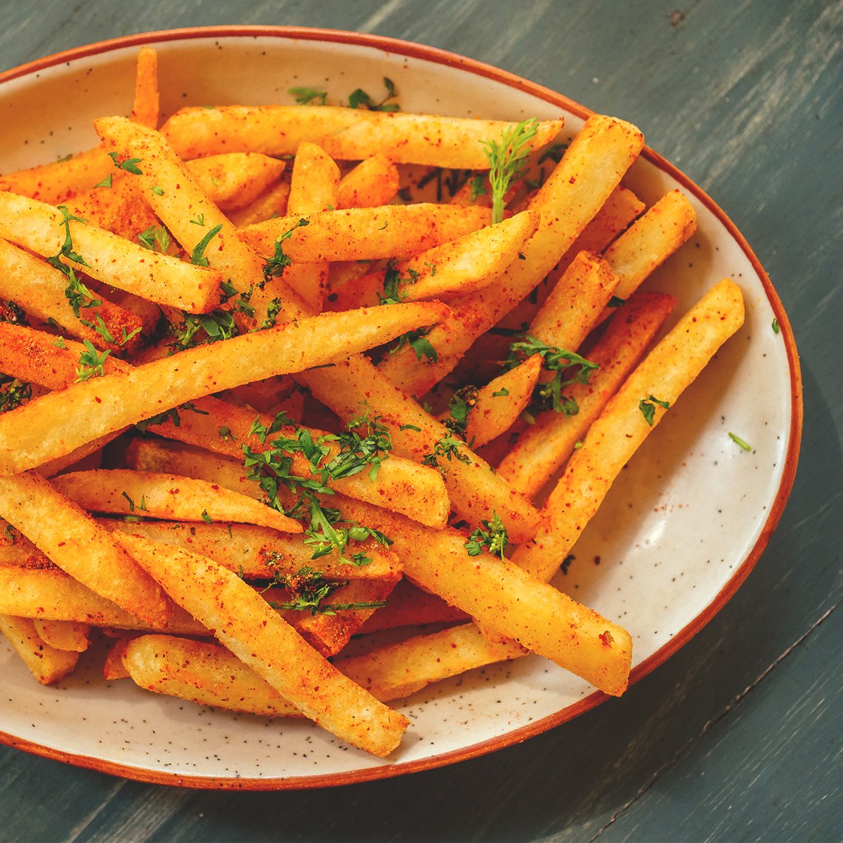 crispy french fries spicey