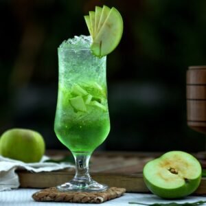 green apple mojitos