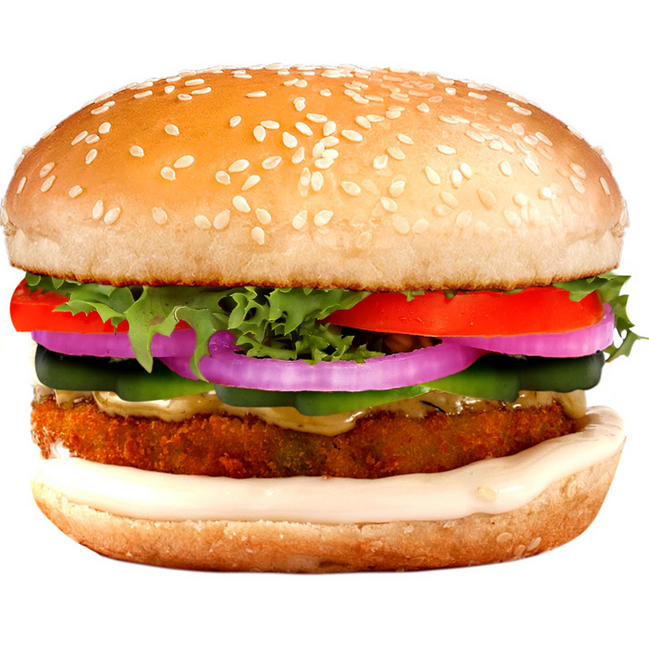 veg delight burger