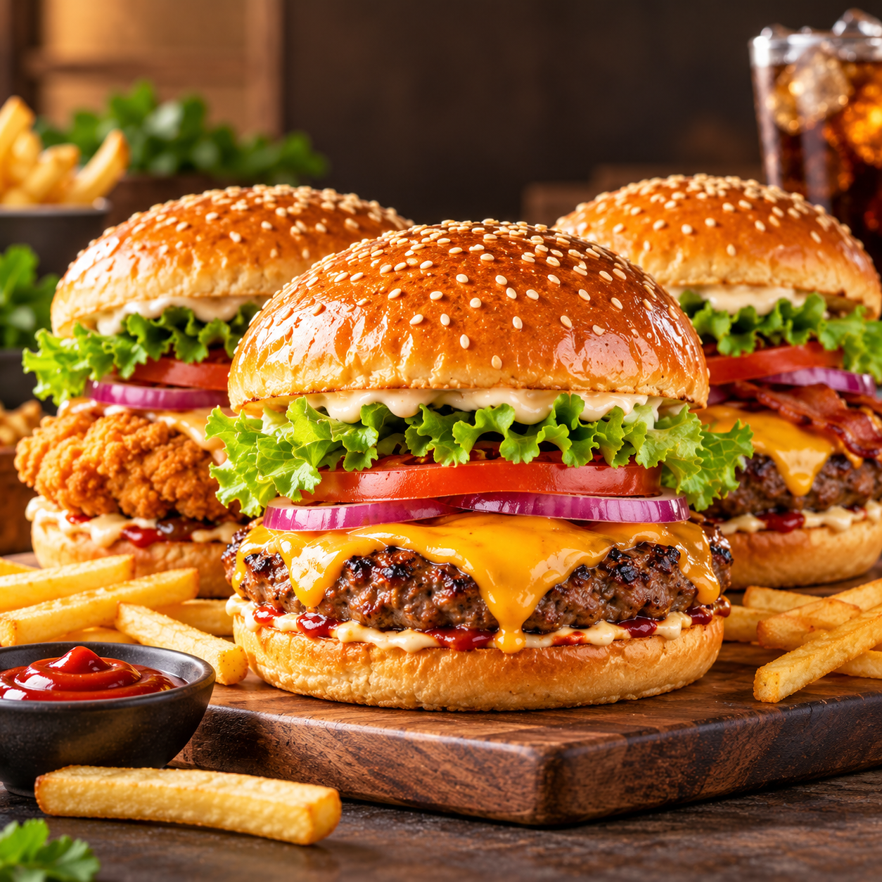 burgers burgers